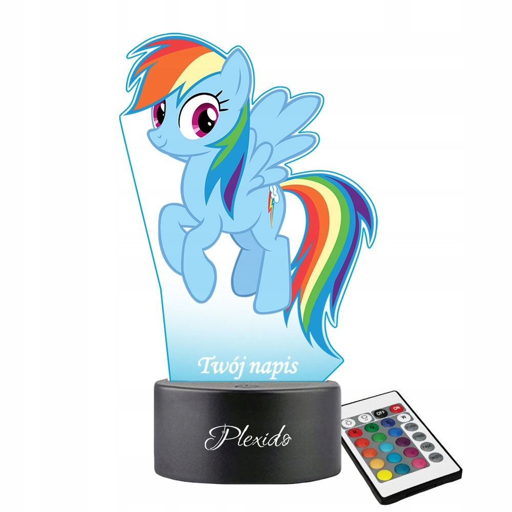  Öine valgus trükiga uv led muinasjutt lastele my little poni daamid