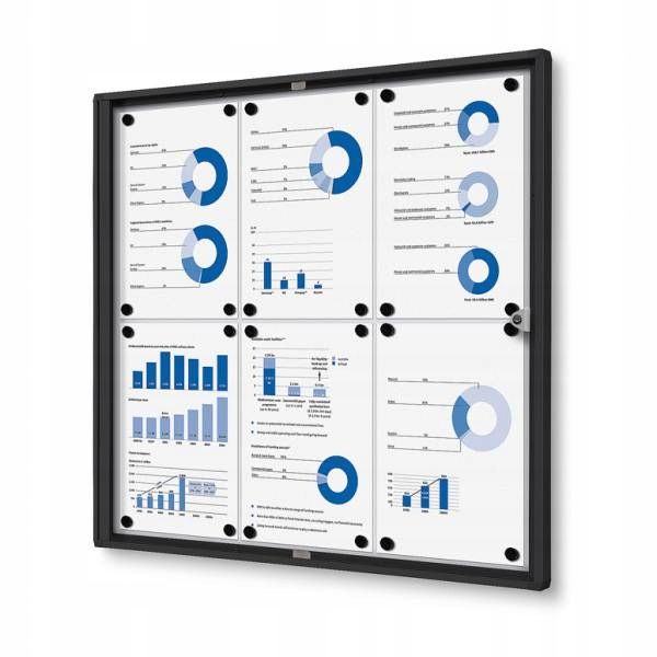  Showcase magnetic informational - ads black color 9xa4