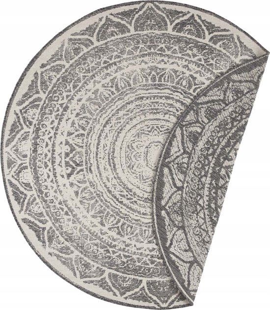  Round carpet for the living room 140cm , soft italian ,green creamy pattern mandala