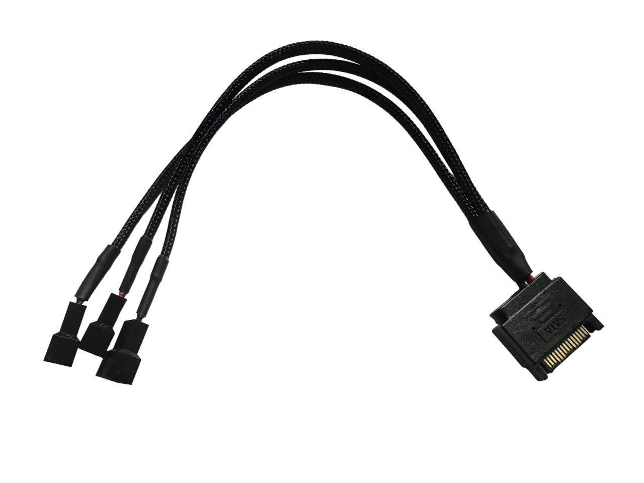  Verteiler sata für fans 3x 3/4-pin pwm fan splitter pc 12v cable