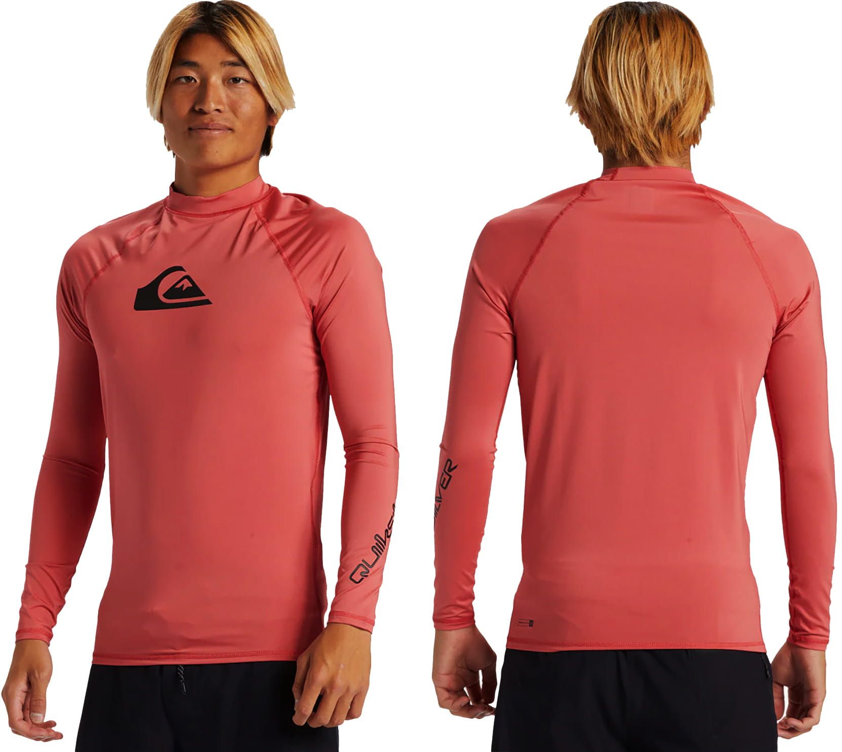  Tričko plaveckých mužov s dlhými rukávmi quiksilver rash vest uv upf 50