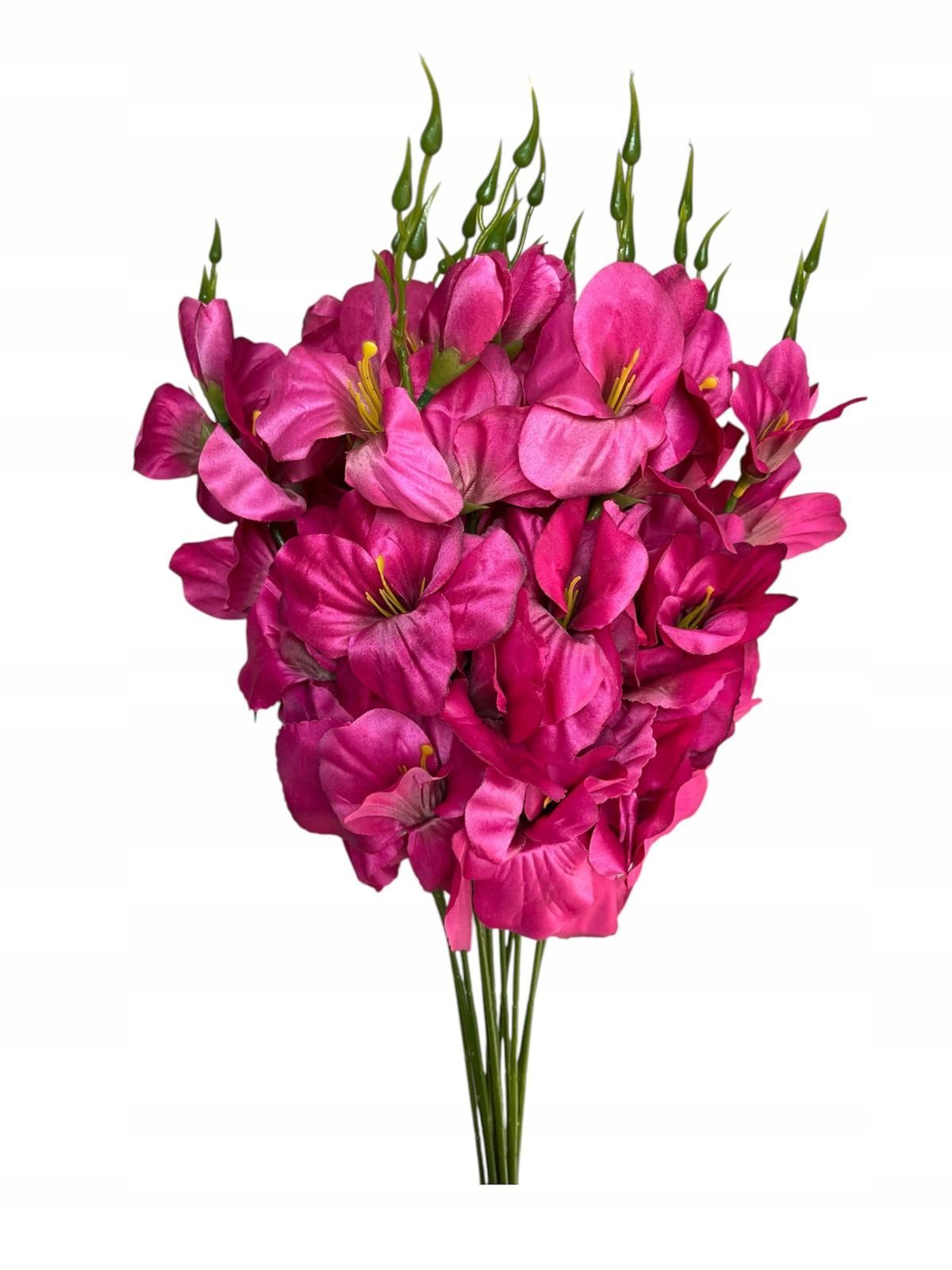  Mieczyk kytice umelé kvety 55cm 12 počítač. purpurový