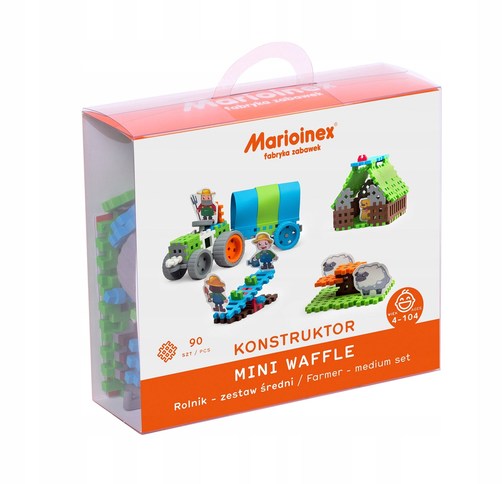  Konstrukcinės kaladėlės mini vaflinės 300 dalių