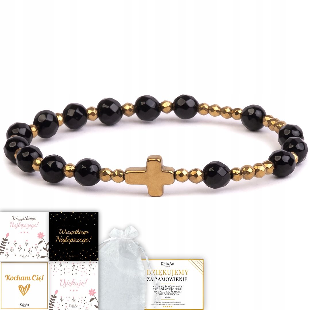  Rosary bracelet with crossword clue from natural stones cross agate dragoon