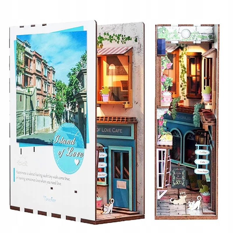  Miniatūra māja book nook vasara fejas dāvana diy