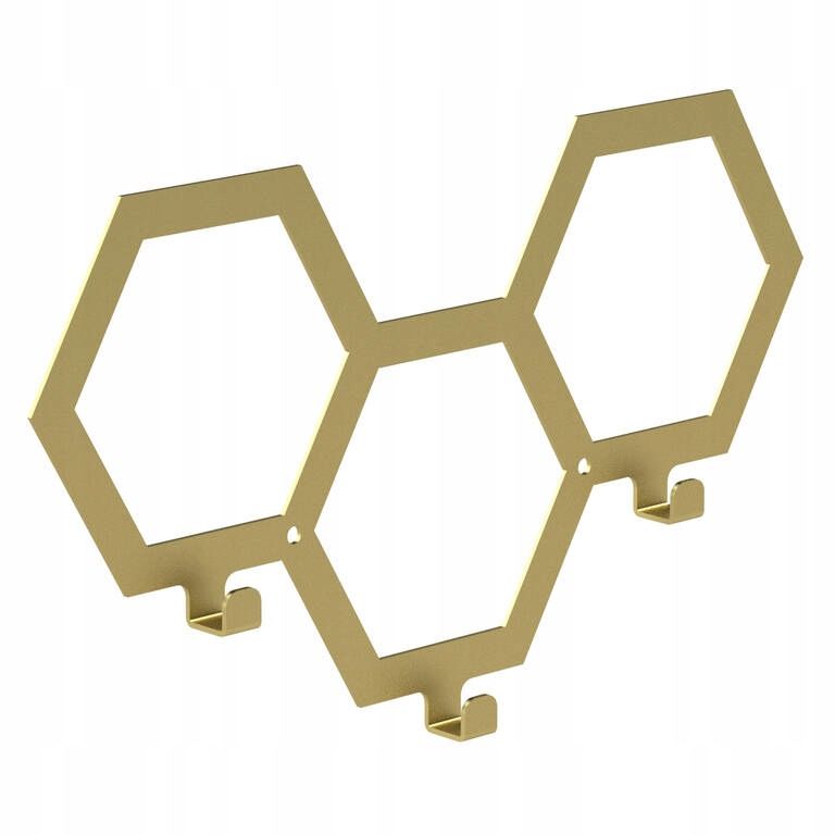 Golden metalinis drabužių pakaba hexa 500 fojė 15315