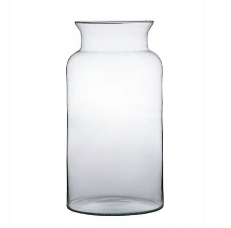  Stikla vāze jar h:25cm d:19cm w-332