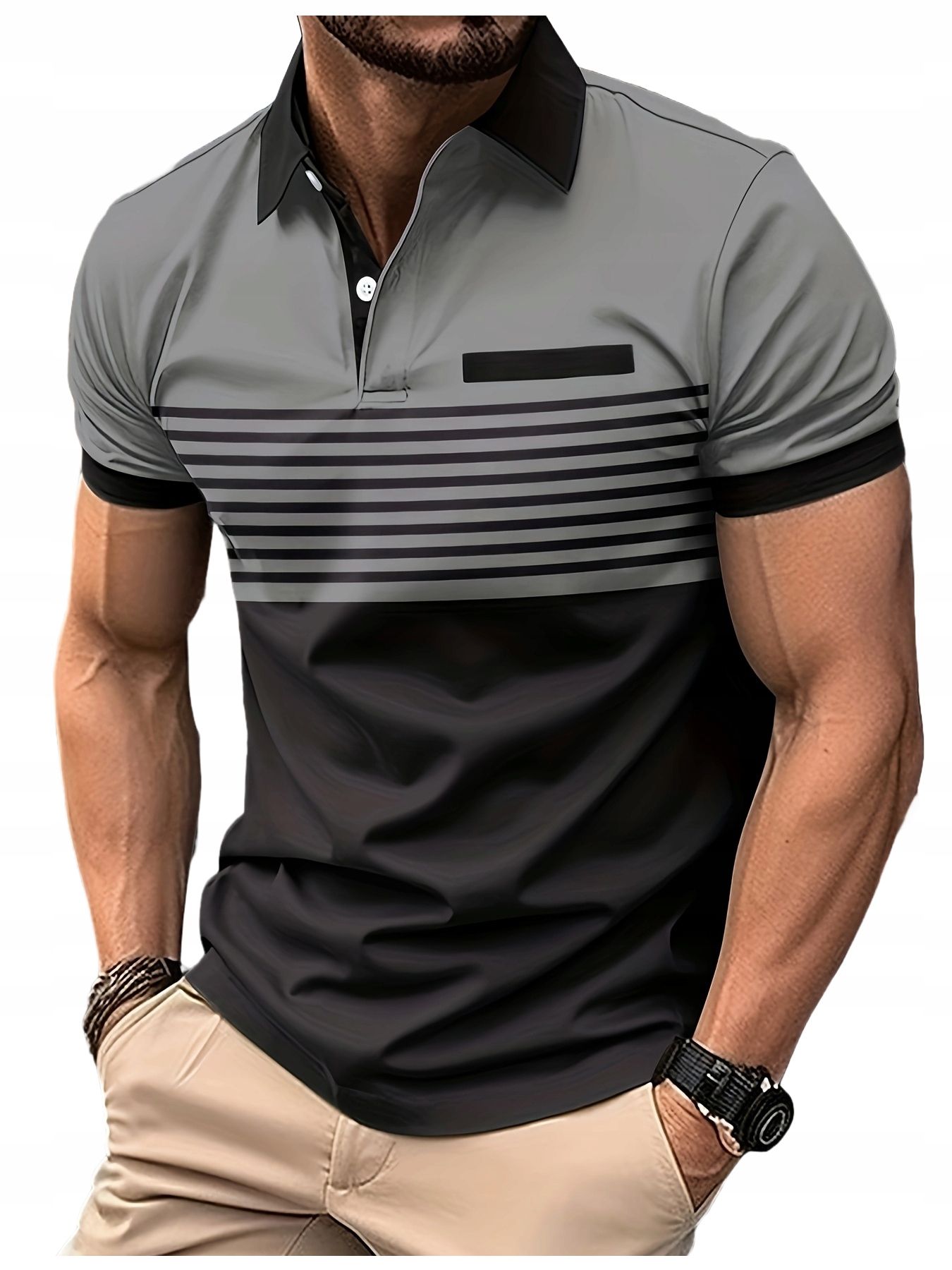  Moodne meeste polo särgid lühikesed varrukad värvid 3xl