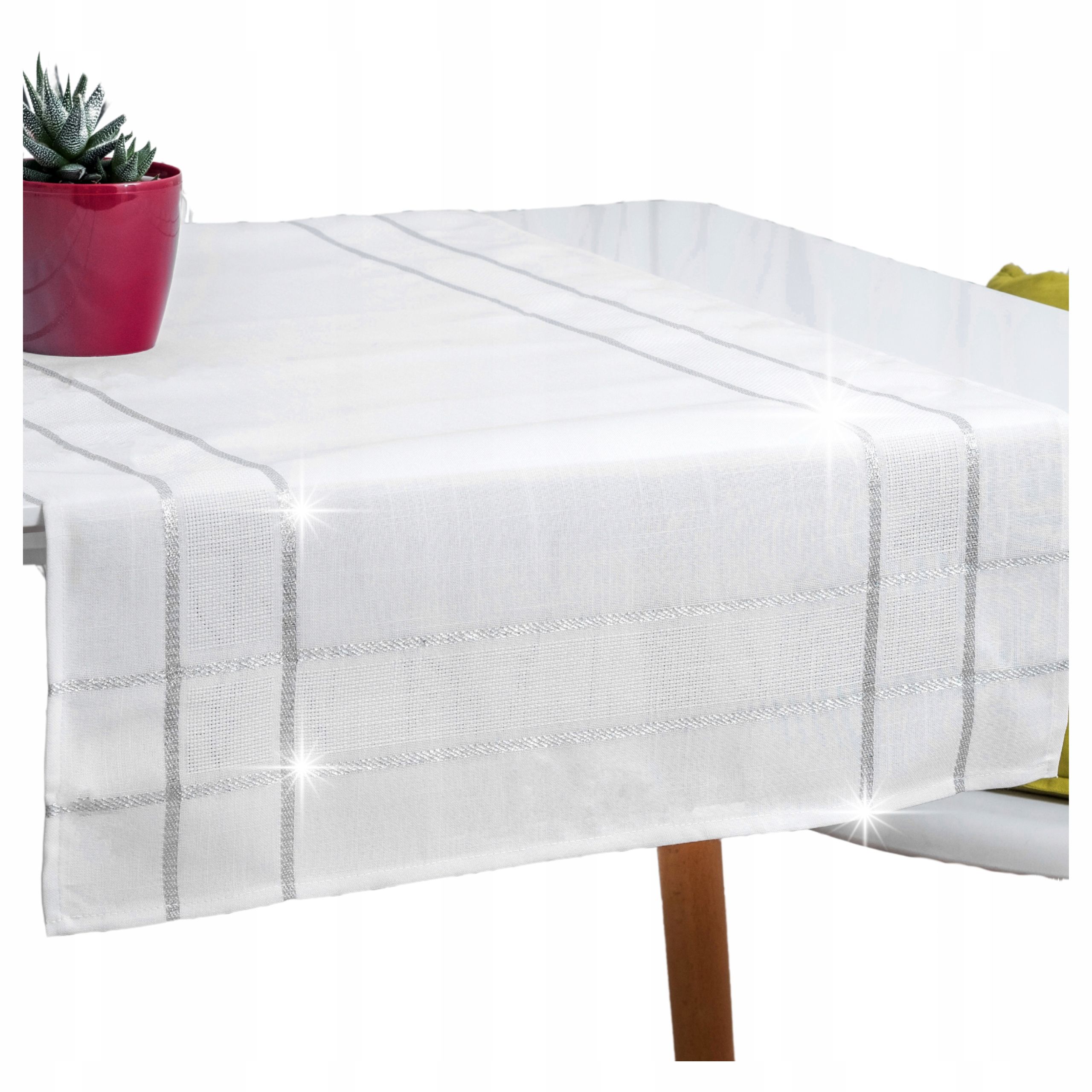  Table runner grey 40x160 structure linen elegant table runner on the table decorative