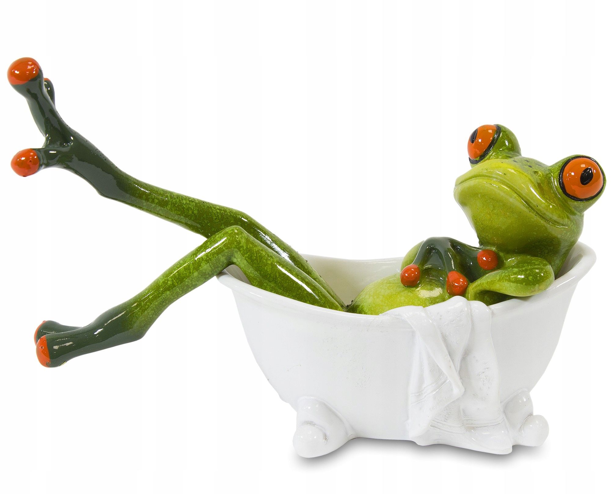  Figur frosch frosch auf rybach angler fischer geschenk