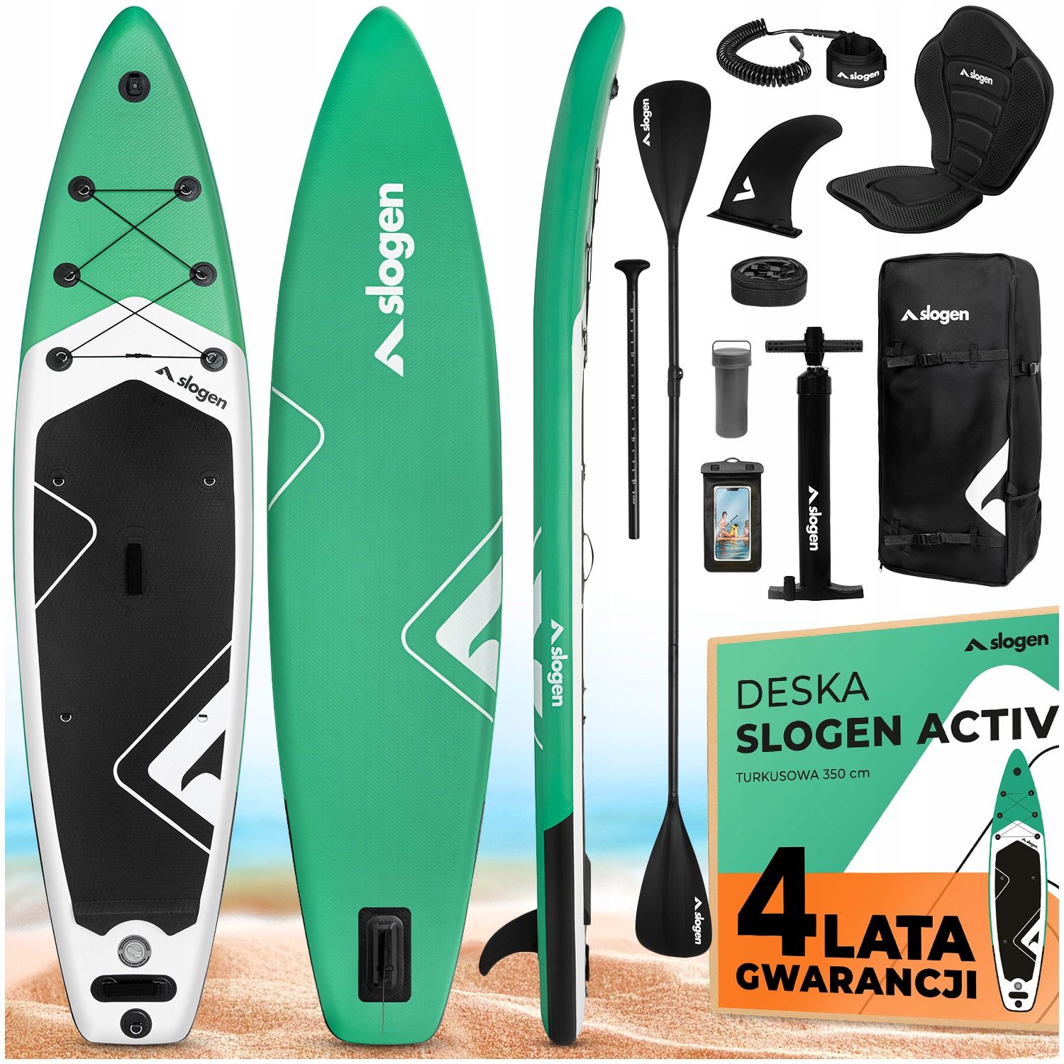  Sup doska active nafukovacie na plávanie stand up paddle 350cm množina 12 v 1