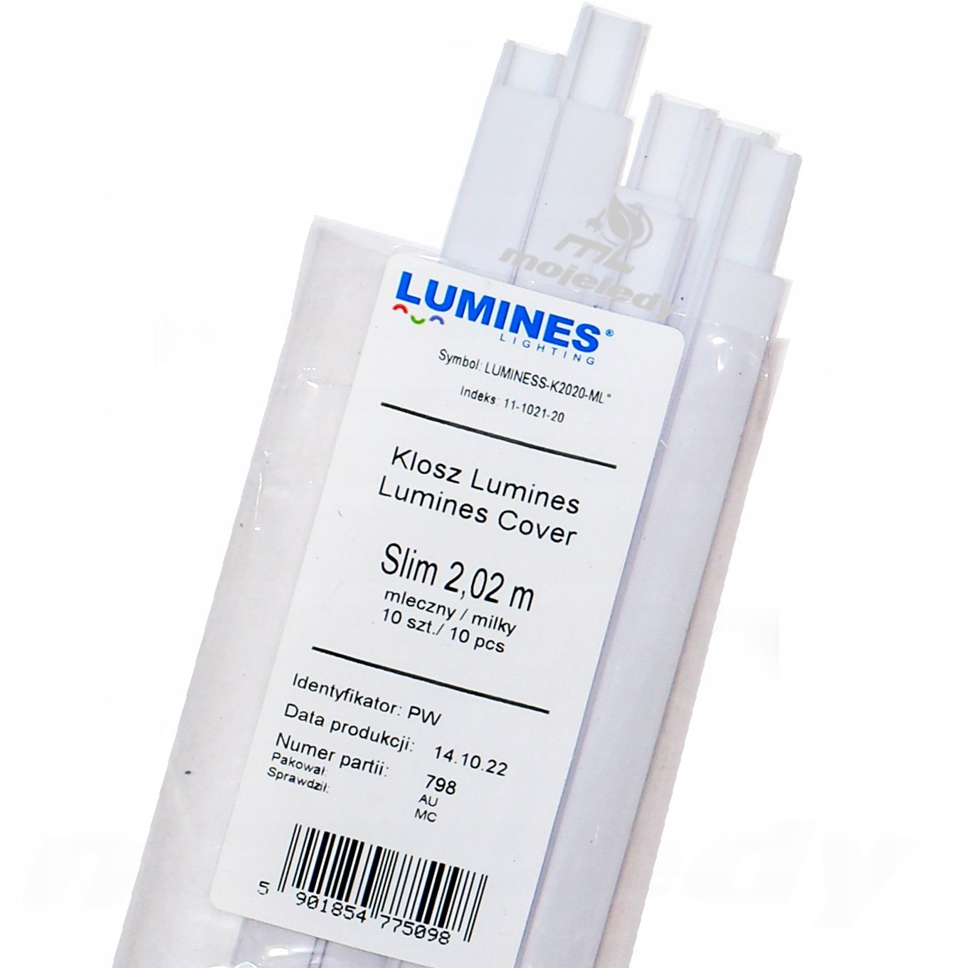  Alumīnija profils iledo balts lentes led piekārts 2m