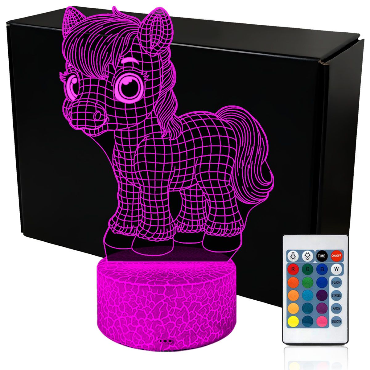  Noční světlo elektrický skútr 3d lampy led