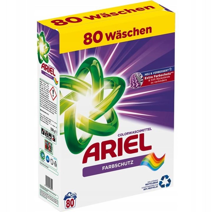  Ariel prací prášok rein univerzálny+ waschen neu&verbessert 2×5,2kg 160p