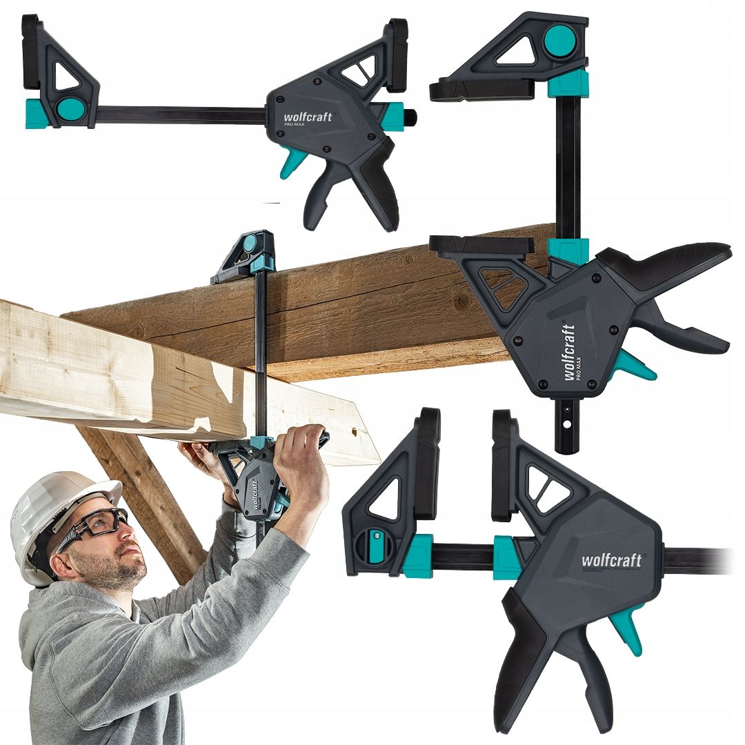  Truhlářský svěrák s jednou rukojetí pro max 300 mm pilíř 3071000 wolfcraft