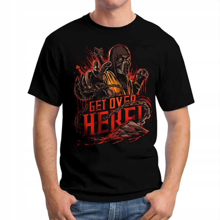  Herren-t-shirts spiele mortal kombat sub zero s