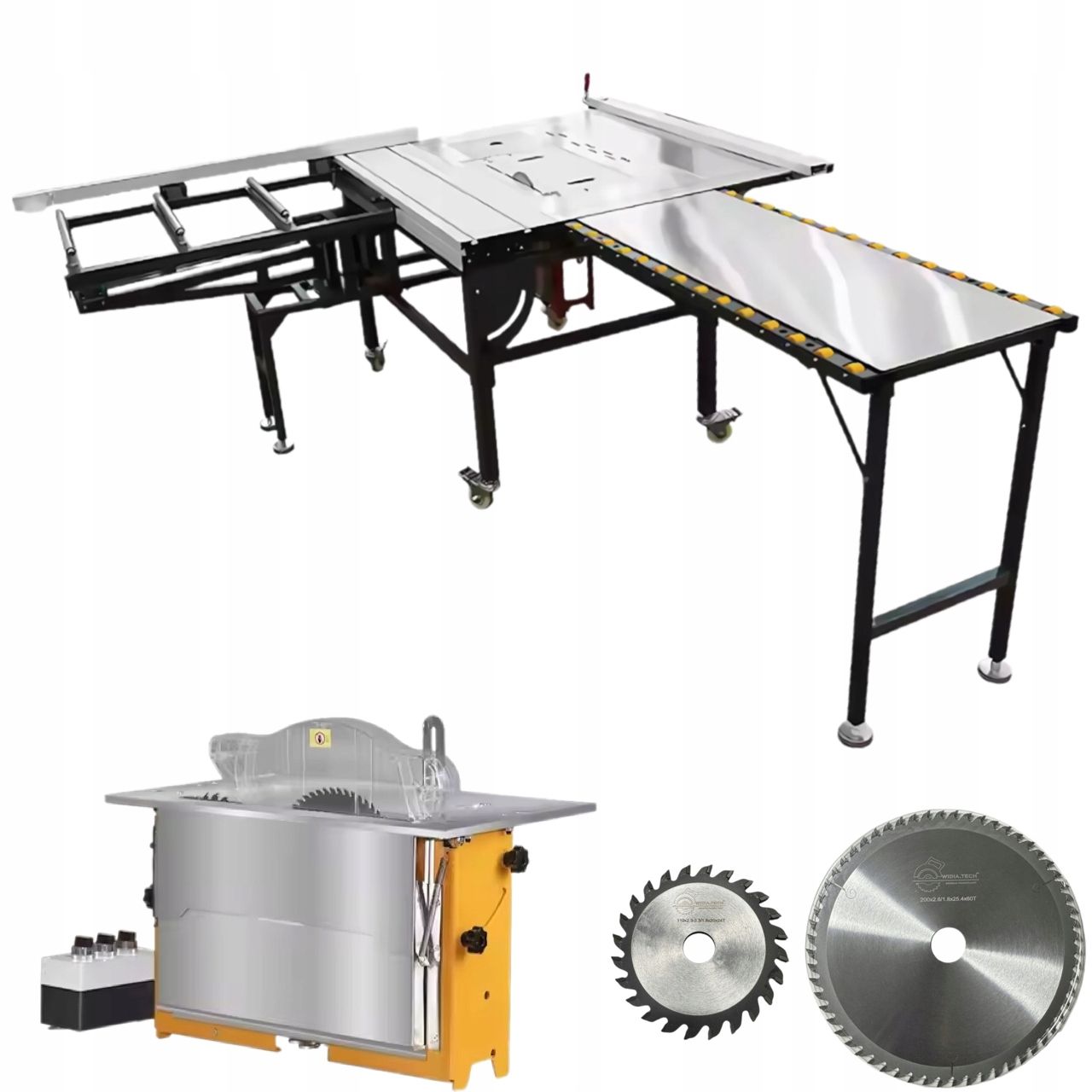  Woodworking machine gluing machine trendeco mobile +assembly table working milling