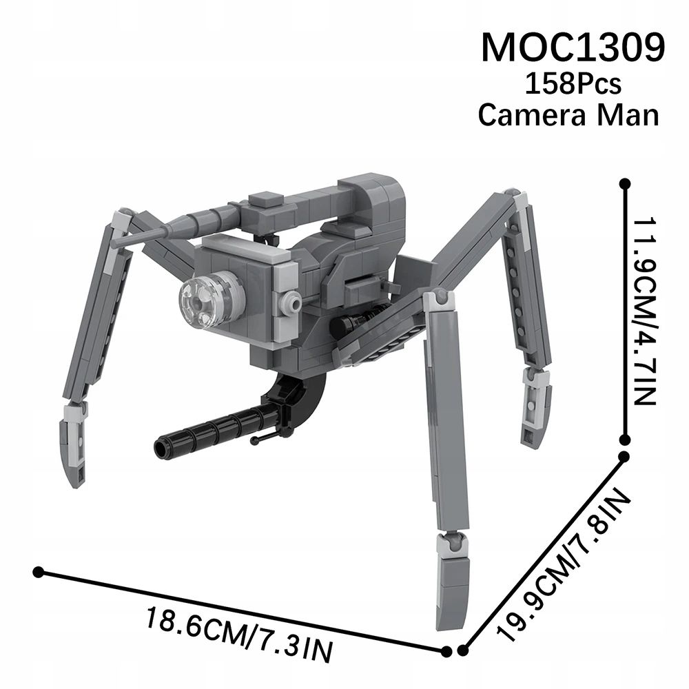 Mooxi skibidi toilet set macht bricks game großartig titan corps vs monitor man a