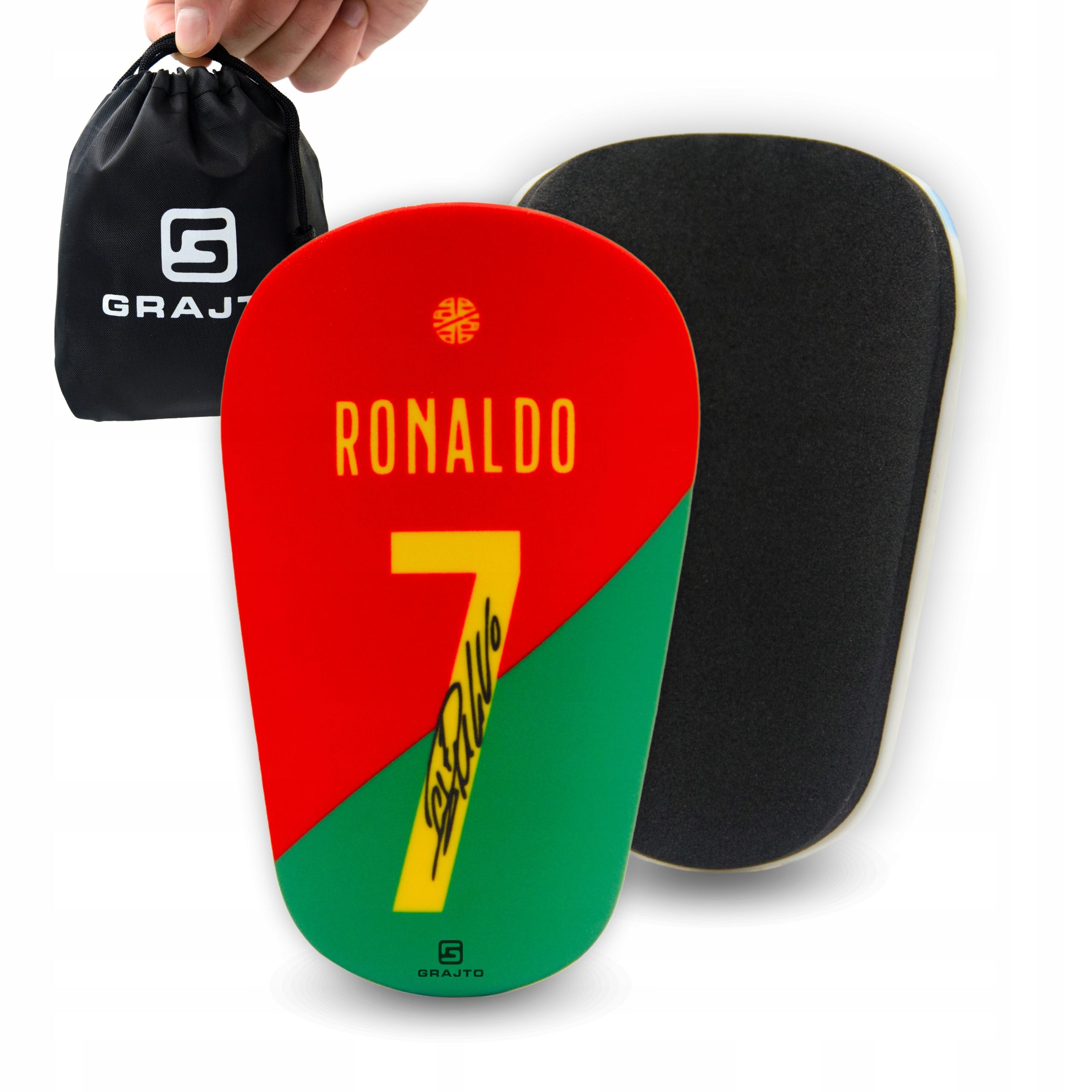  Futbolo apsauga mažas przylegajace lengvas r. m 12x8cm ronaldo cr7