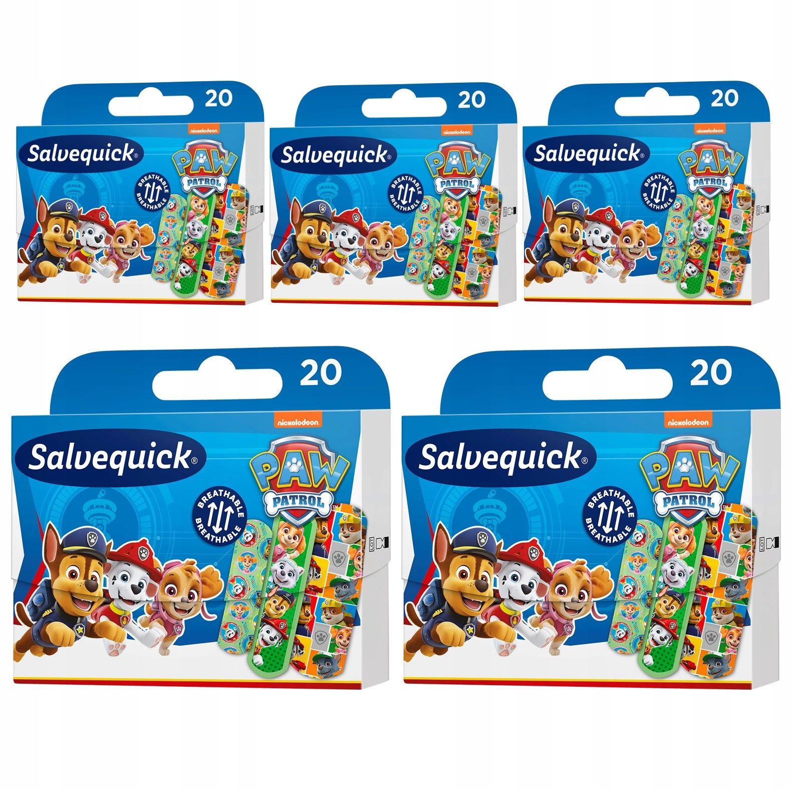  5x salvequick patches my little pony für kinder wasserdicht atmung 20 stk.