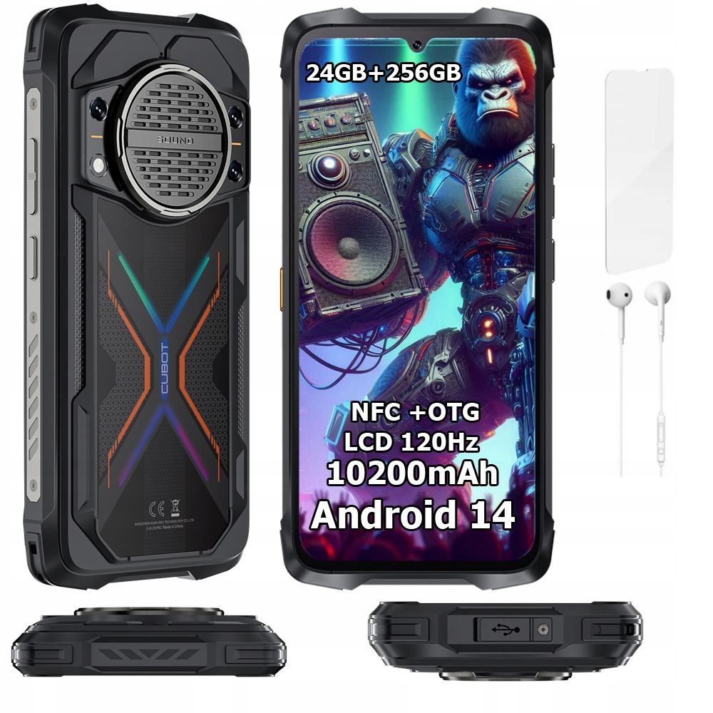  Smartphone cubot king kong star 2 24/256gb dual 5g armored ip69k military