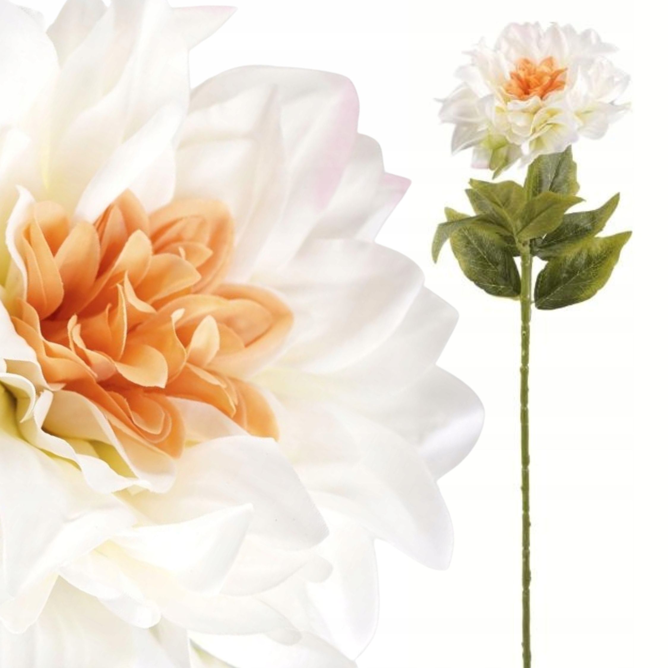  Mākslīgais zieds orhideja zars dekoratīvs rotājums florists pik 62cm
