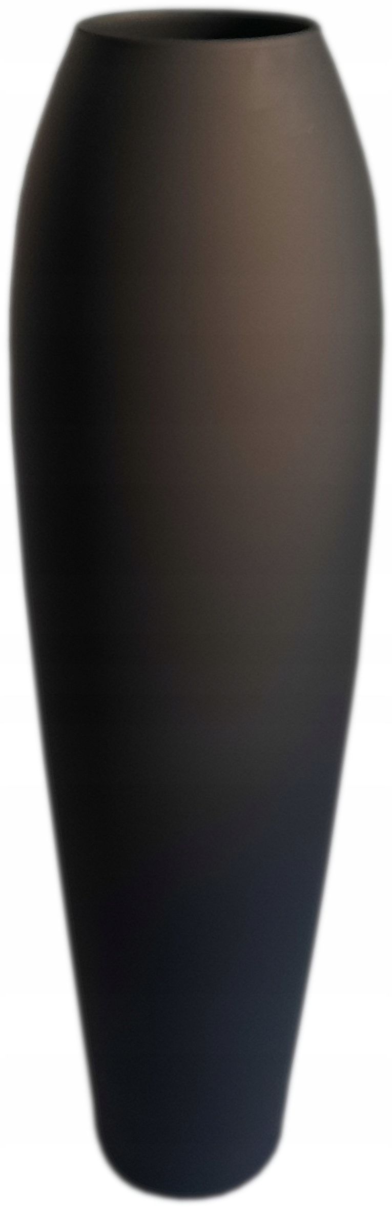  Vāze augsts glāze h60 cm oriģināls veidlapa balts spīdums spīdīgs