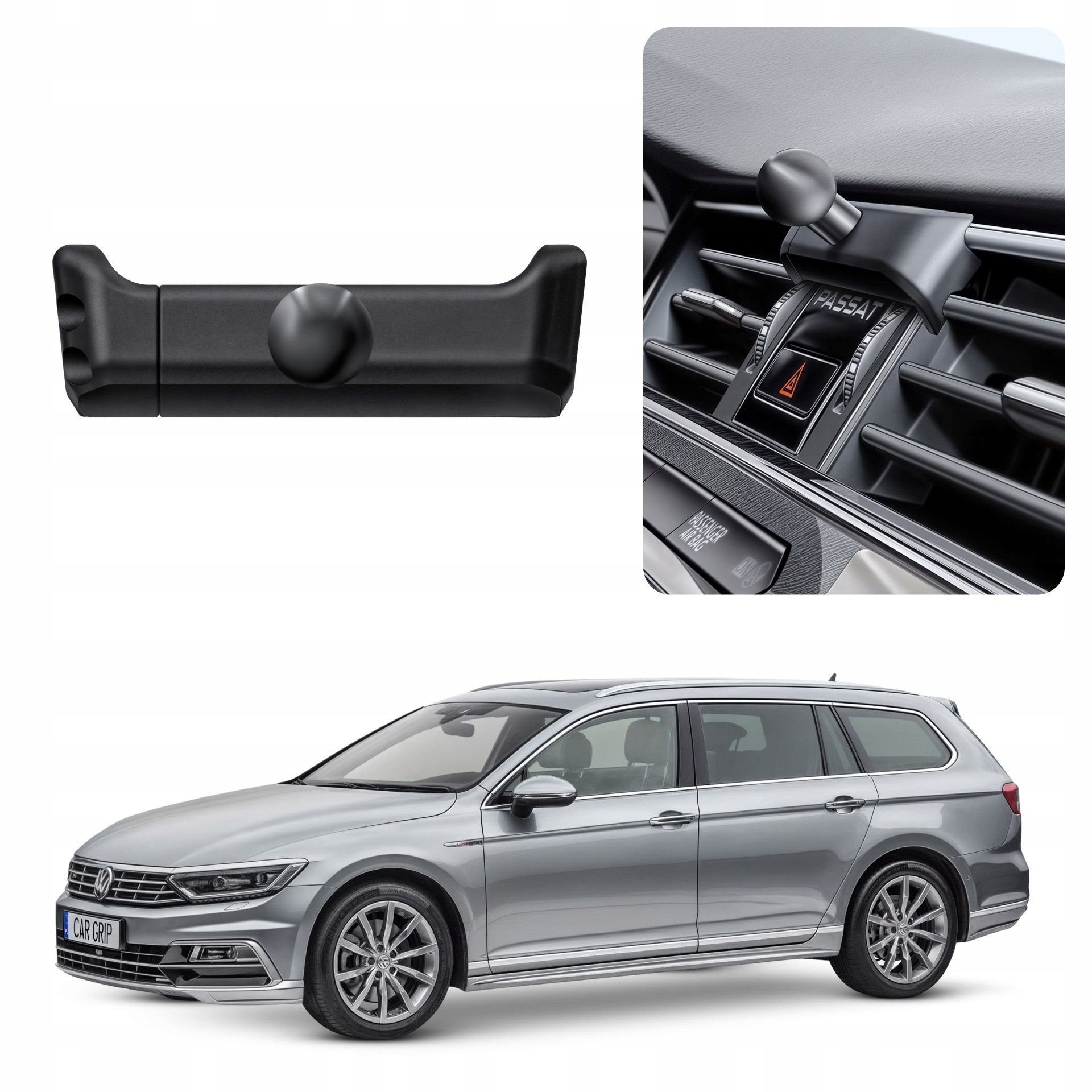  Gravitatsiooni hoidja koos laadimisega qc 3.0 mõeldud sisse vw passat b8 (2014-)