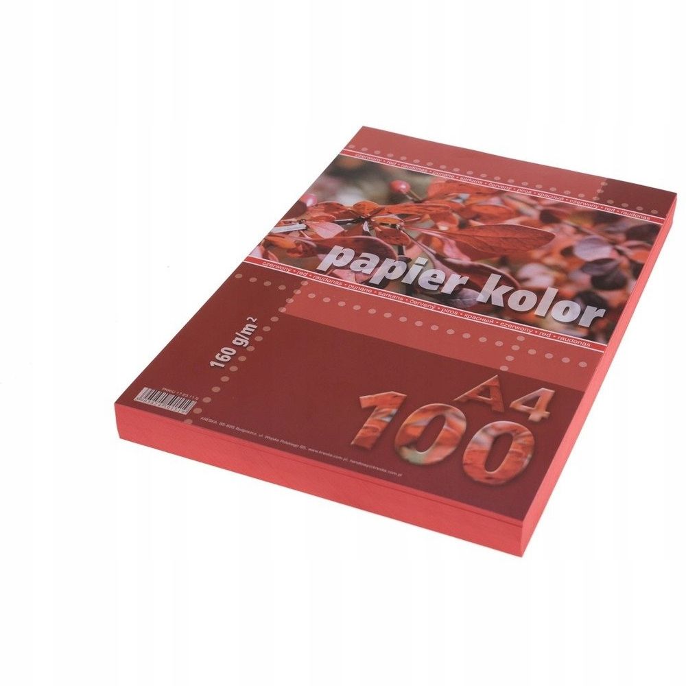  Koopiapaber a4 punane 100 lehte saast