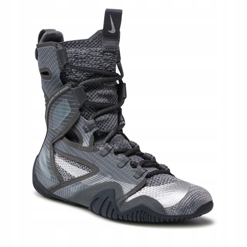  Bokso bateliai nike hyperko 2.0 mokymo boksas aukštas pilkas