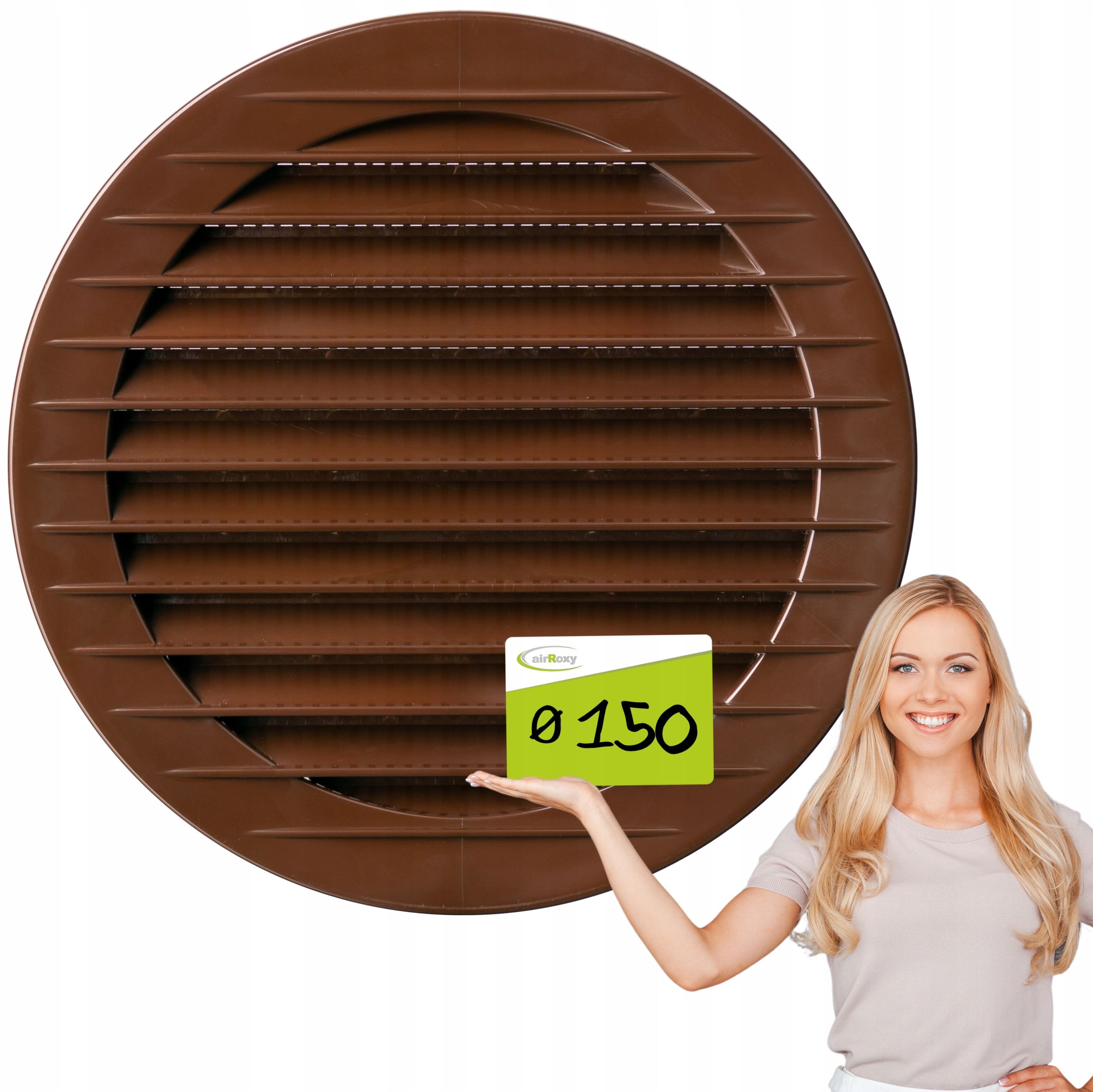 Apaļas ventilācijas restes ar sietu braz fi 80