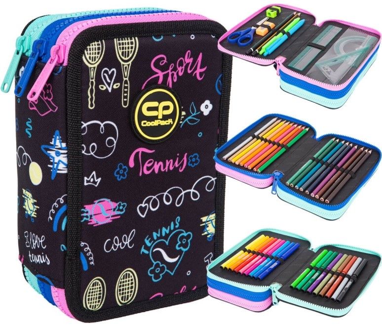  Tříkomorový penál s příslušenstvím coolpack jumpe