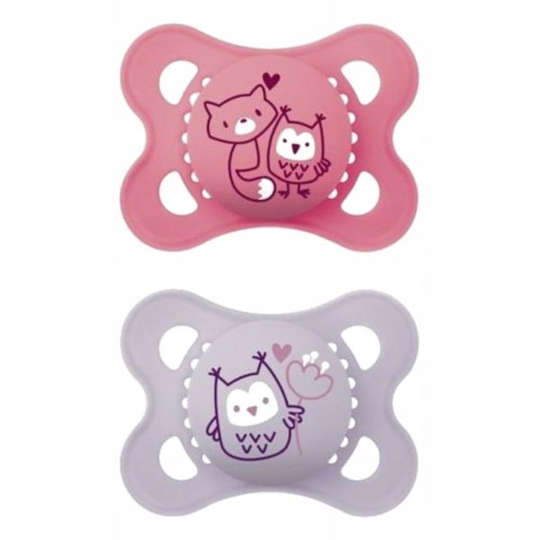  Beruhigender schnuller mam baby start 0m+ kieferorthopädie silikon 2 pcs.