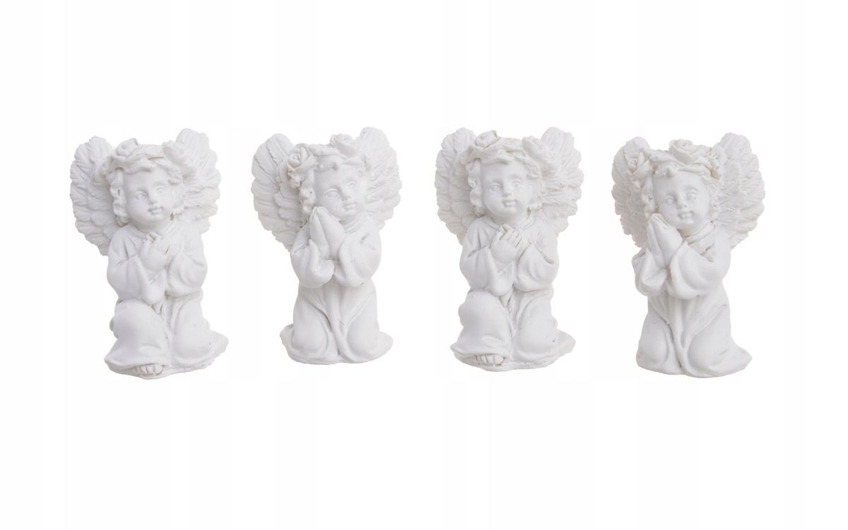  Engel engel figur weiß garnitur 4 pcs. 3,5 cm dekorationen gemeinschaft hochzeit