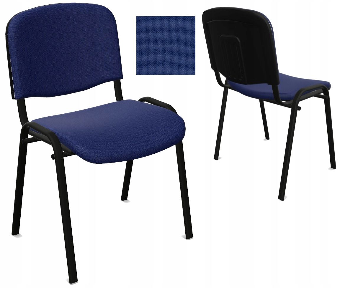  Konferencinė kėdė minkštas iso juodas ns