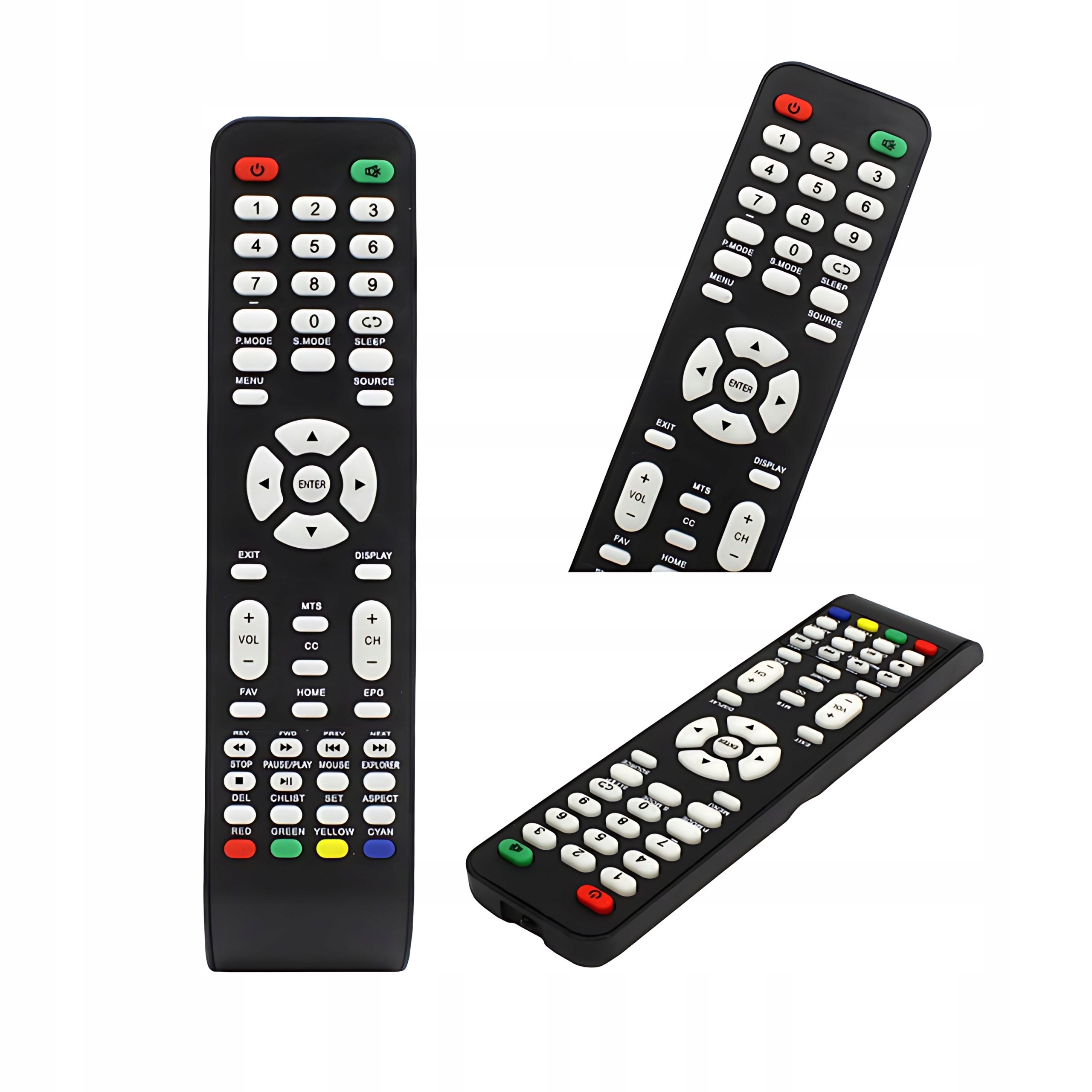  Universāla tālvadības pults televizoram smart tv 3d uhd 4k analogs 46 pogas