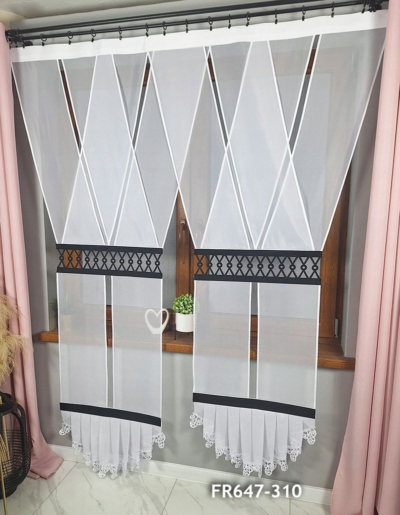  Užuolaida baltas vualis dekoratyvinė plokštė 100x60 ažūras kloste 60x100
