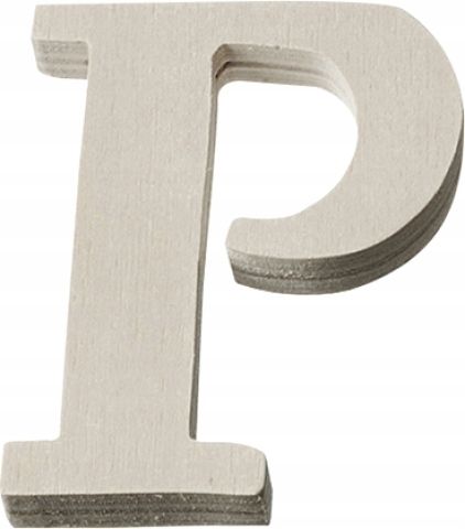  Vēstule koka 4 cm, y