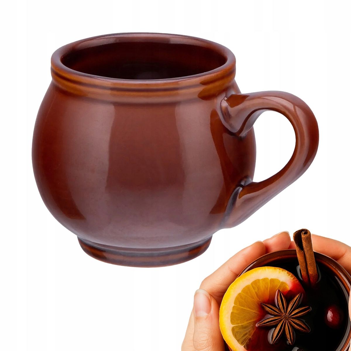  Tassen mit nach gehör für glühwein wein i bier keramik altom design 250 ml 6 pcs.