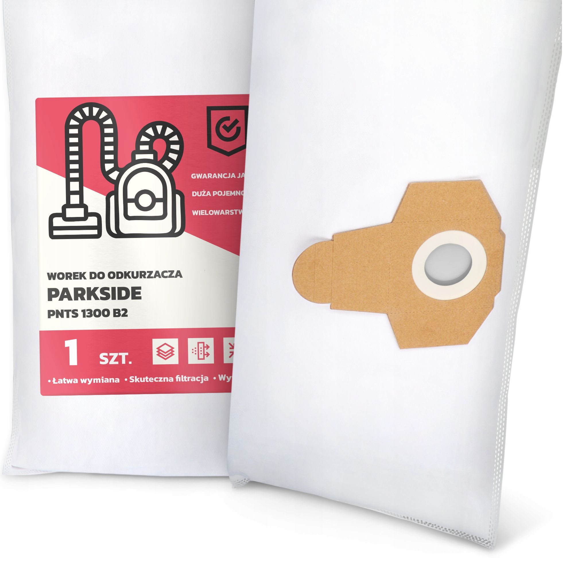  2x bag for a vacuum cleaner parkside pnts 1300 b2 synthetic textiles bags g9