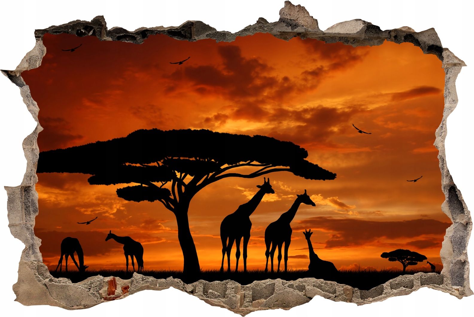  Fototapeedid auk 3d seinakleebis wodospady potok mets loodus