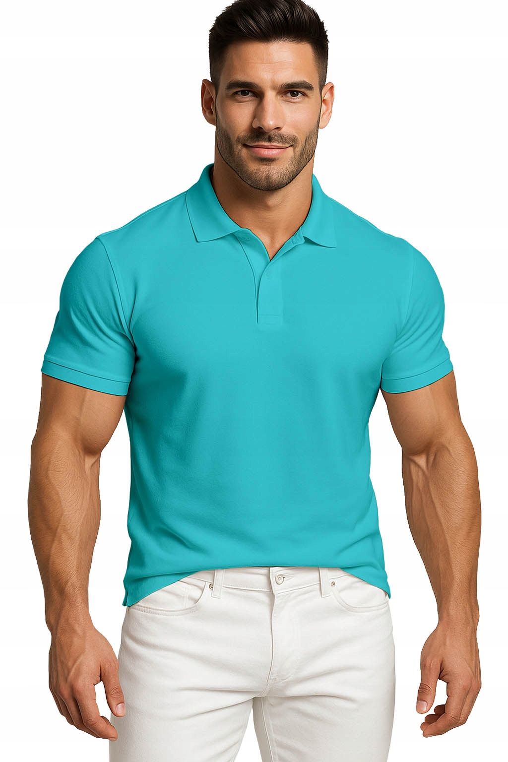  Men&#39;s polo shirts t-shirt elegant reinforcement cotton with collar m