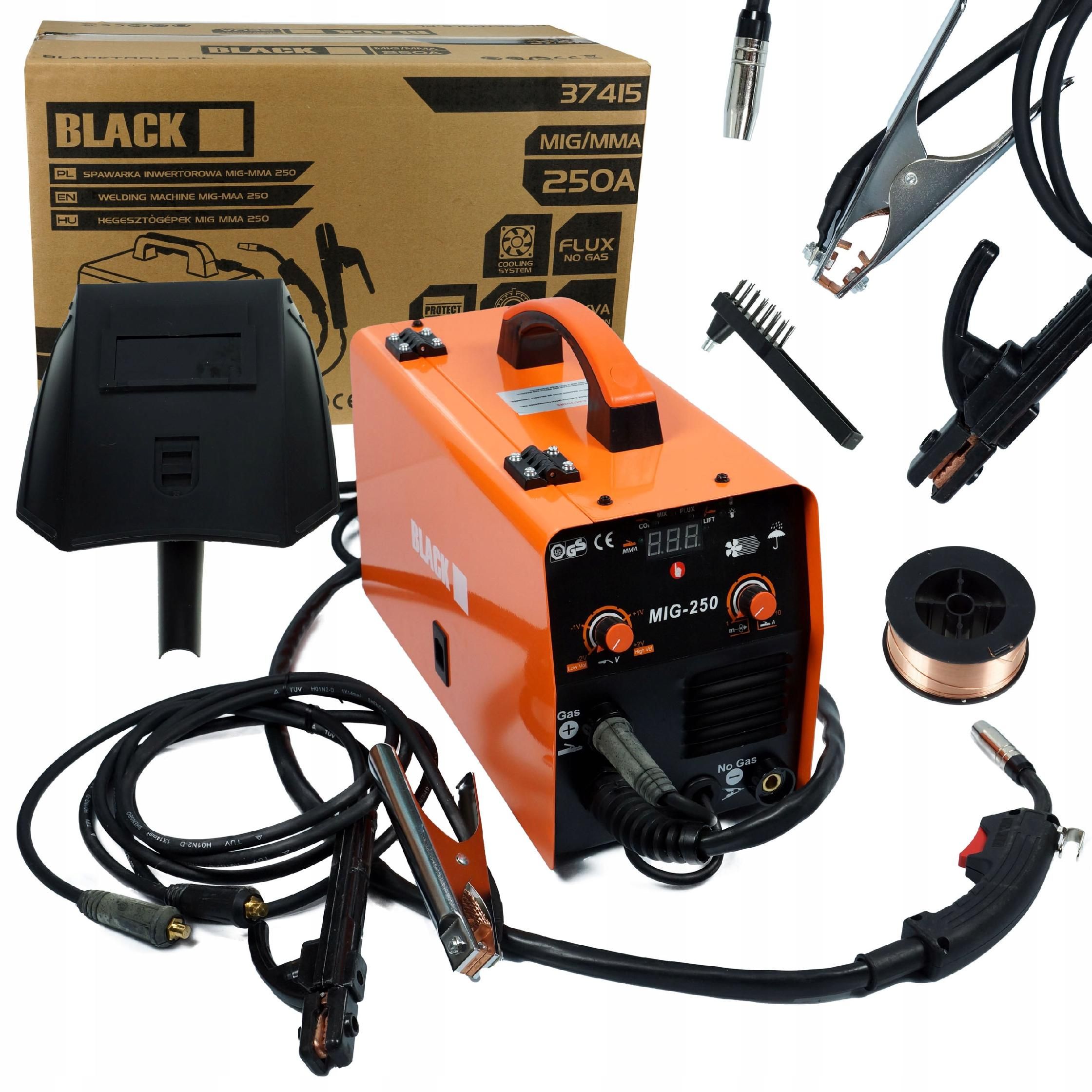  Suvirinimo aparatas mig-mag 250a mig / magas / flux / mma