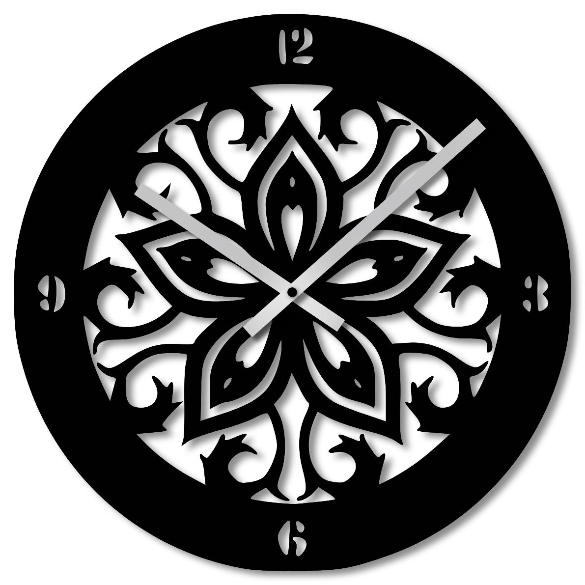  Wall clock 60 cm clock on the wall big clock openwork classic big numbers