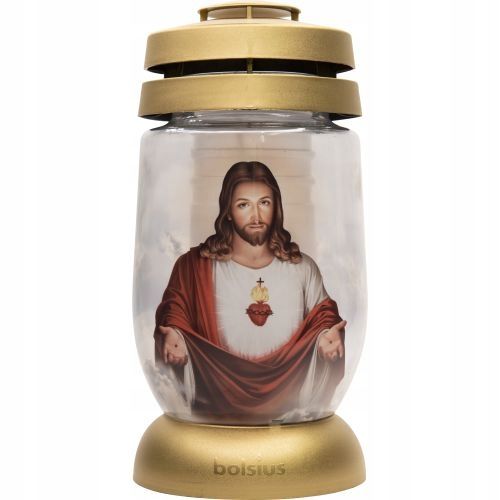  Glass grave candle bolsius all seasons multicolor - 3s maryja