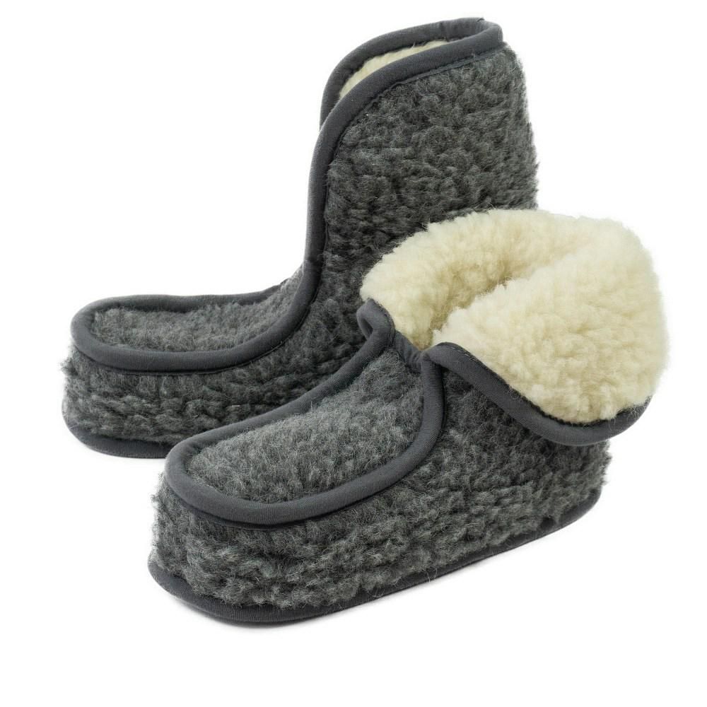  Soojad sussid villane merino granny grafiit suurus. 43-44