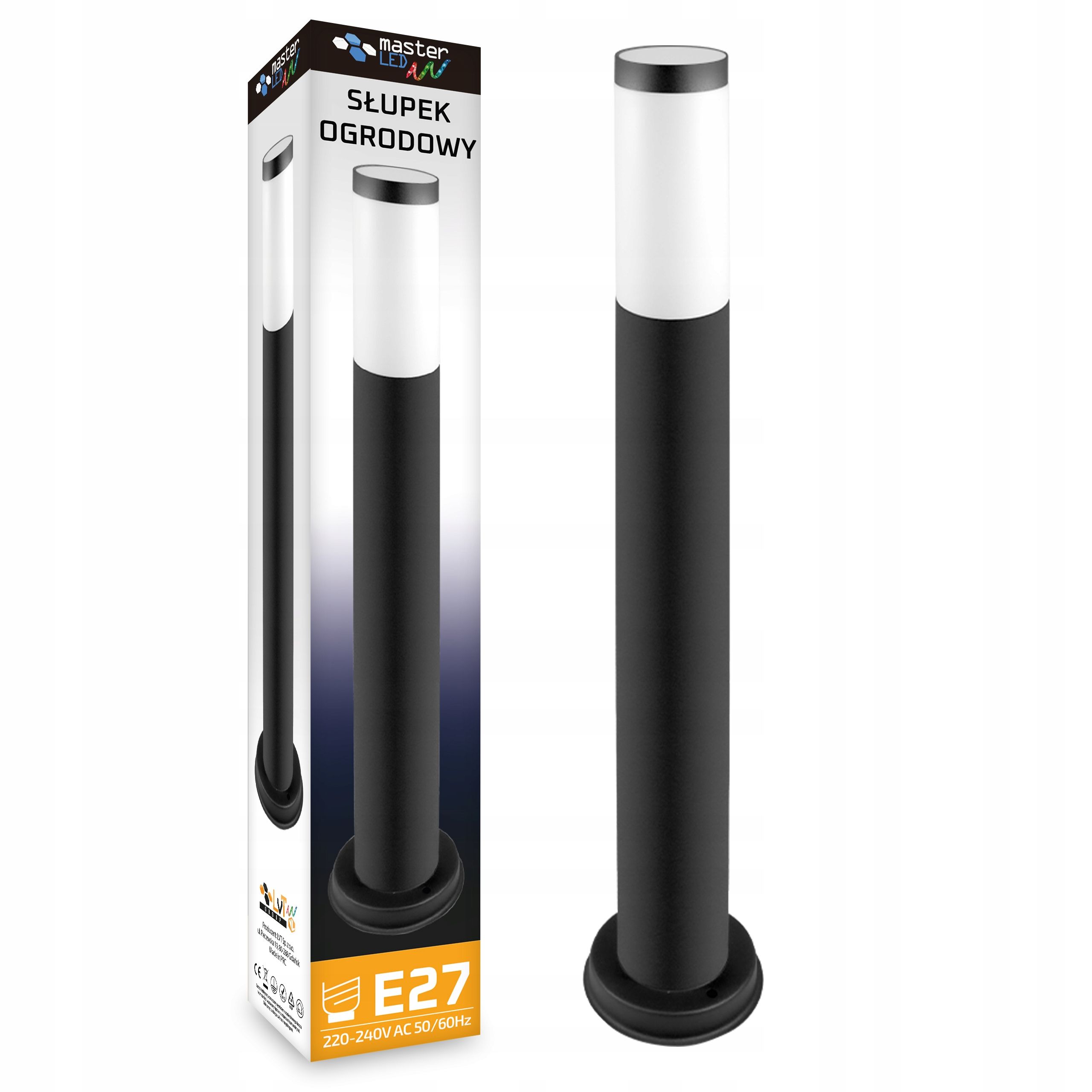  Led stojací lampa zahrada 45cm sloupec pohybový senzor zewnetrzna e27 led