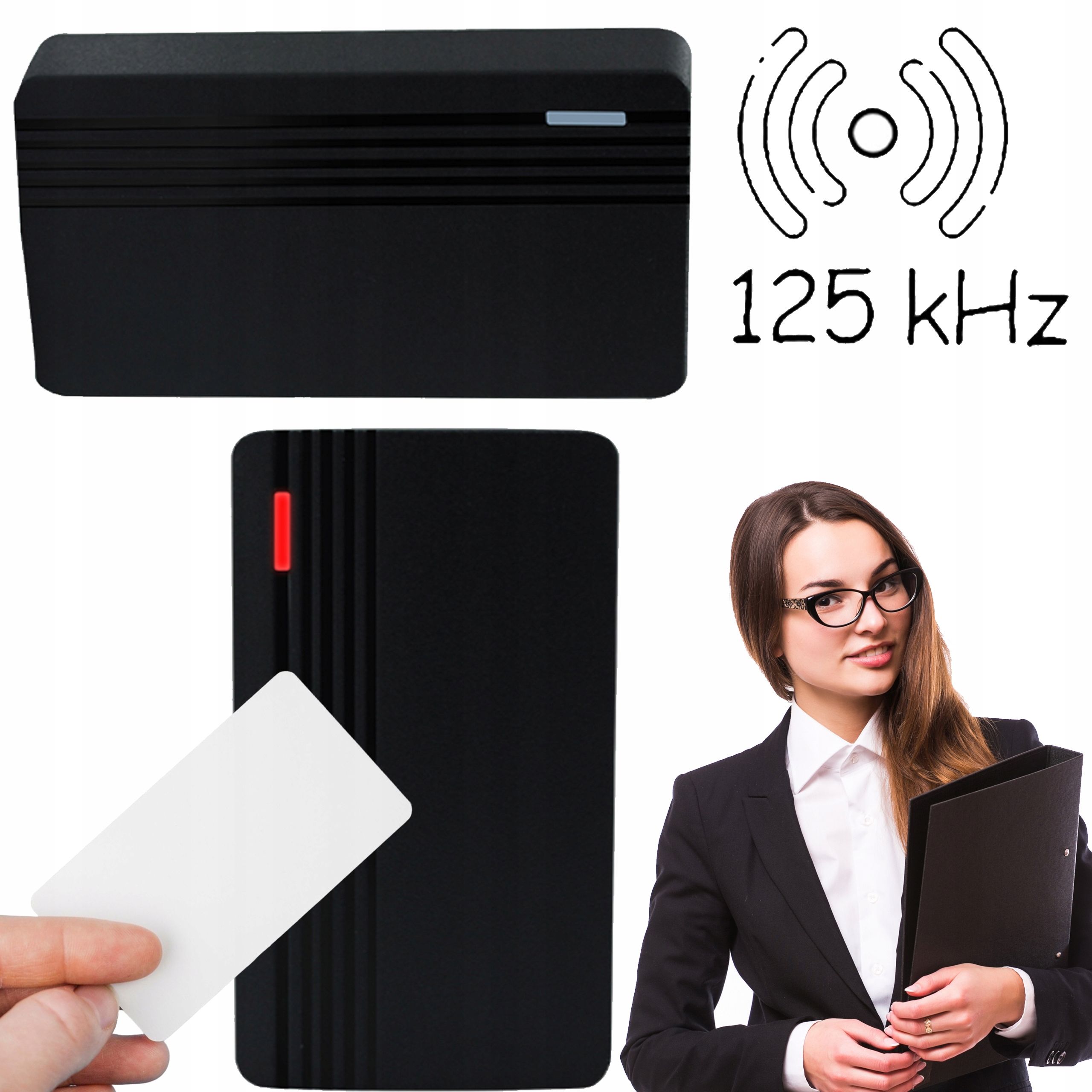  Juurdepääsukontrolli lugeja rfid kaartide jaoks 125 khz wiegand 26/34 metallist ip68