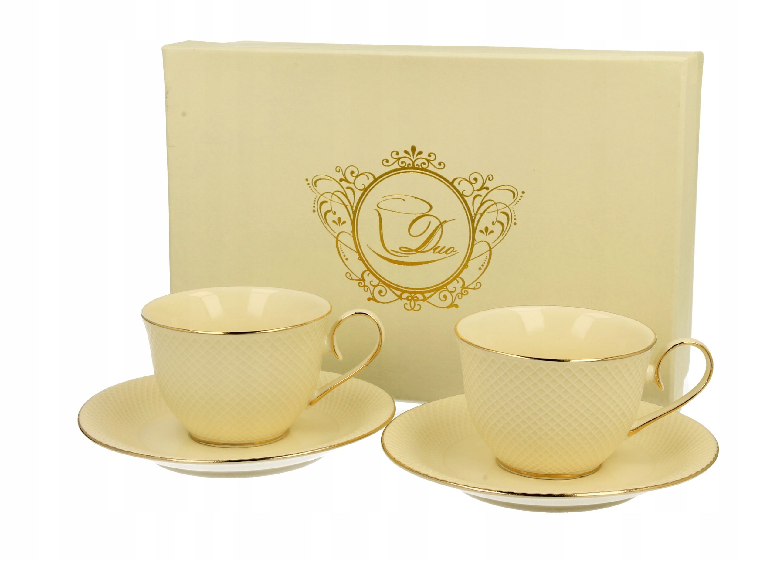  2 cups espresso with saucers safa