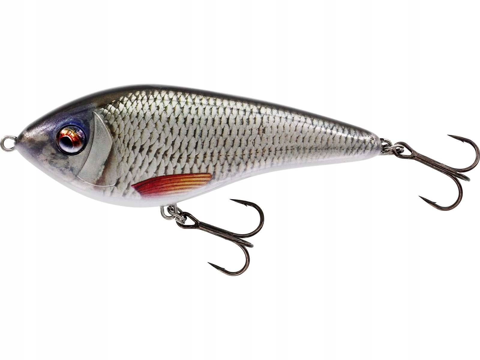 Vobleris westin swim jerk 10cm 34g - skęstantis - 3d rocky red